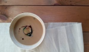 Celery Root, Chestnut and Stout Soup